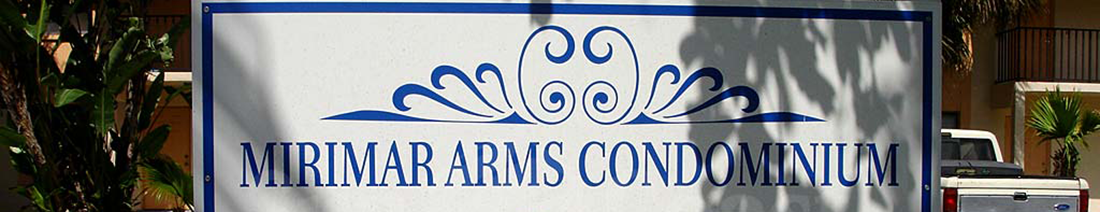 Mirimar Arms Sign